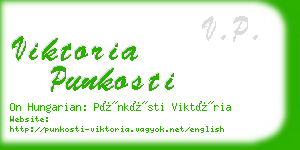 viktoria punkosti business card